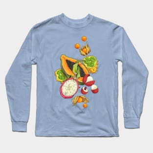 Papaya Party Long Sleeve T-Shirt